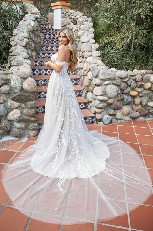 Casablanca Size 18 BL360 Alanna Nude/Ivory Gown