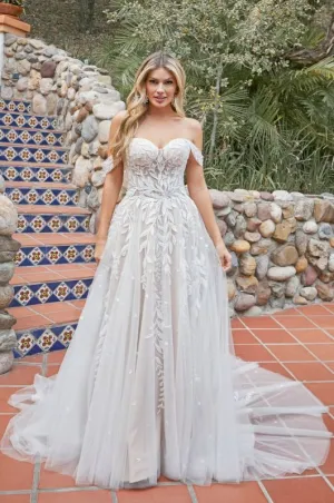 Casablanca Size 18 BL360 Alanna Nude/Ivory Gown