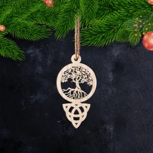 Celtic Trinity knot Tree - Ornament Cut out 65 - PT97