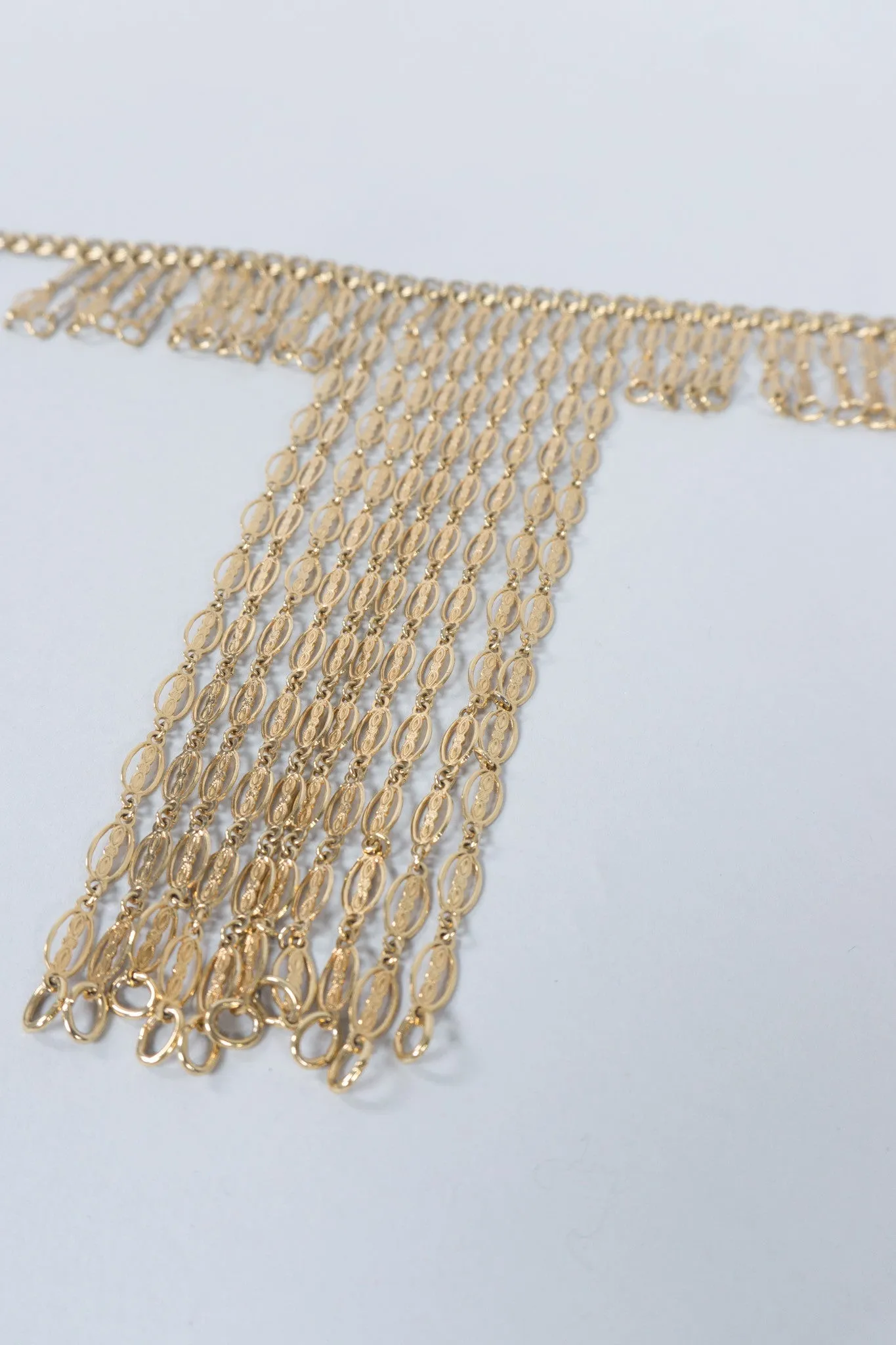 Chain Fringe Choker
