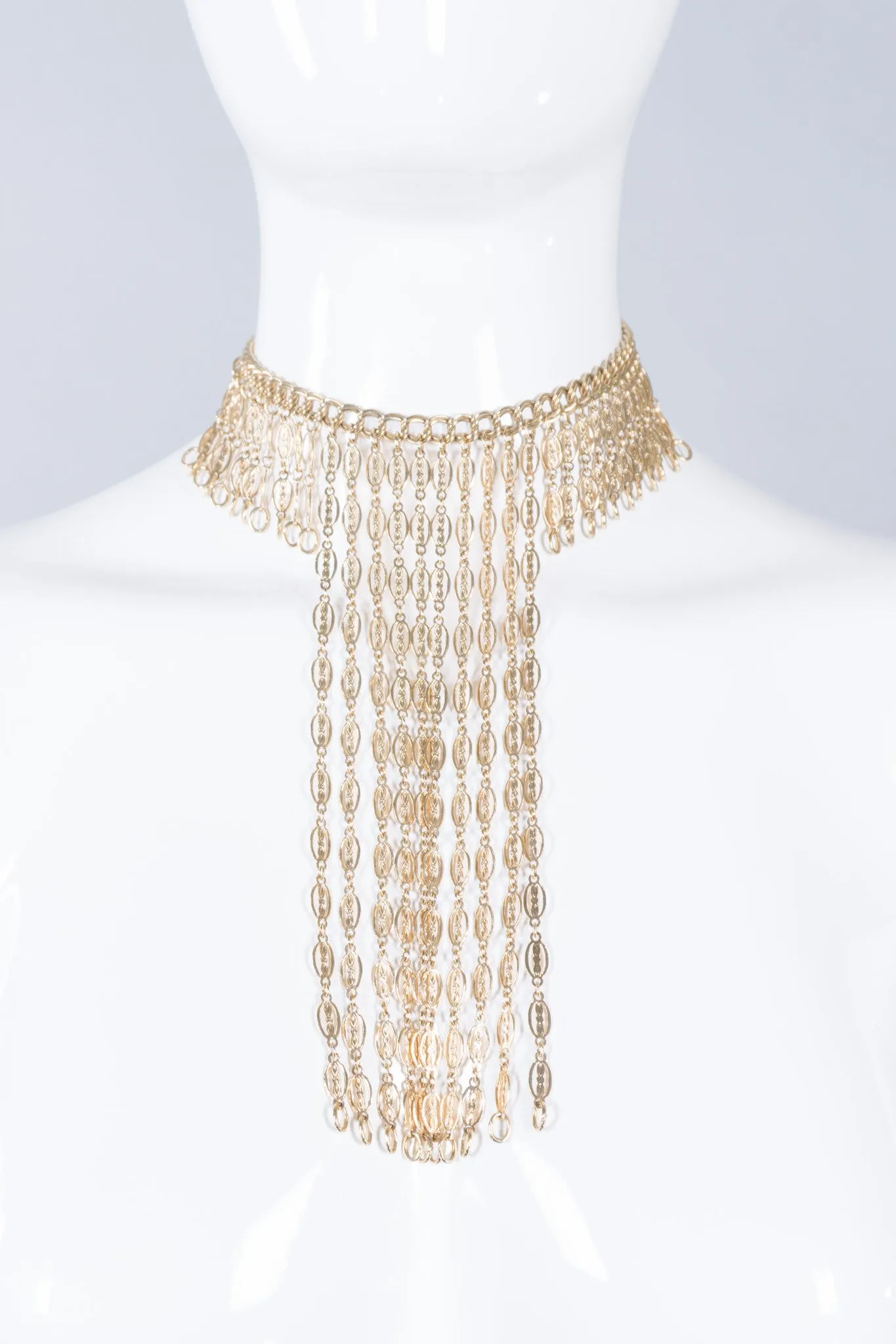 Chain Fringe Choker