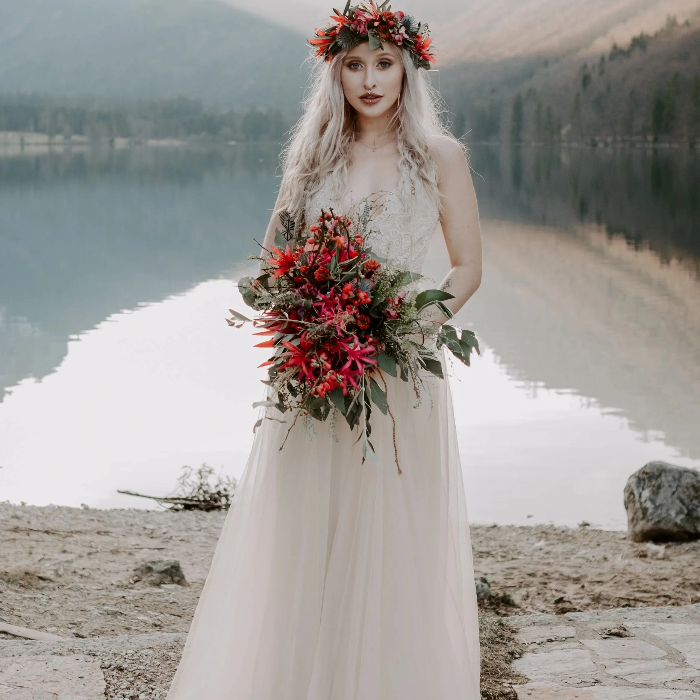Champagne Wedding Dress #1205