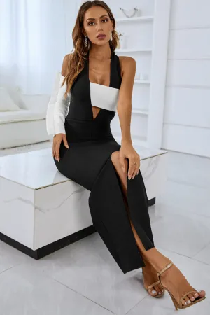 Cicelia One Sleeve Maxi Dress