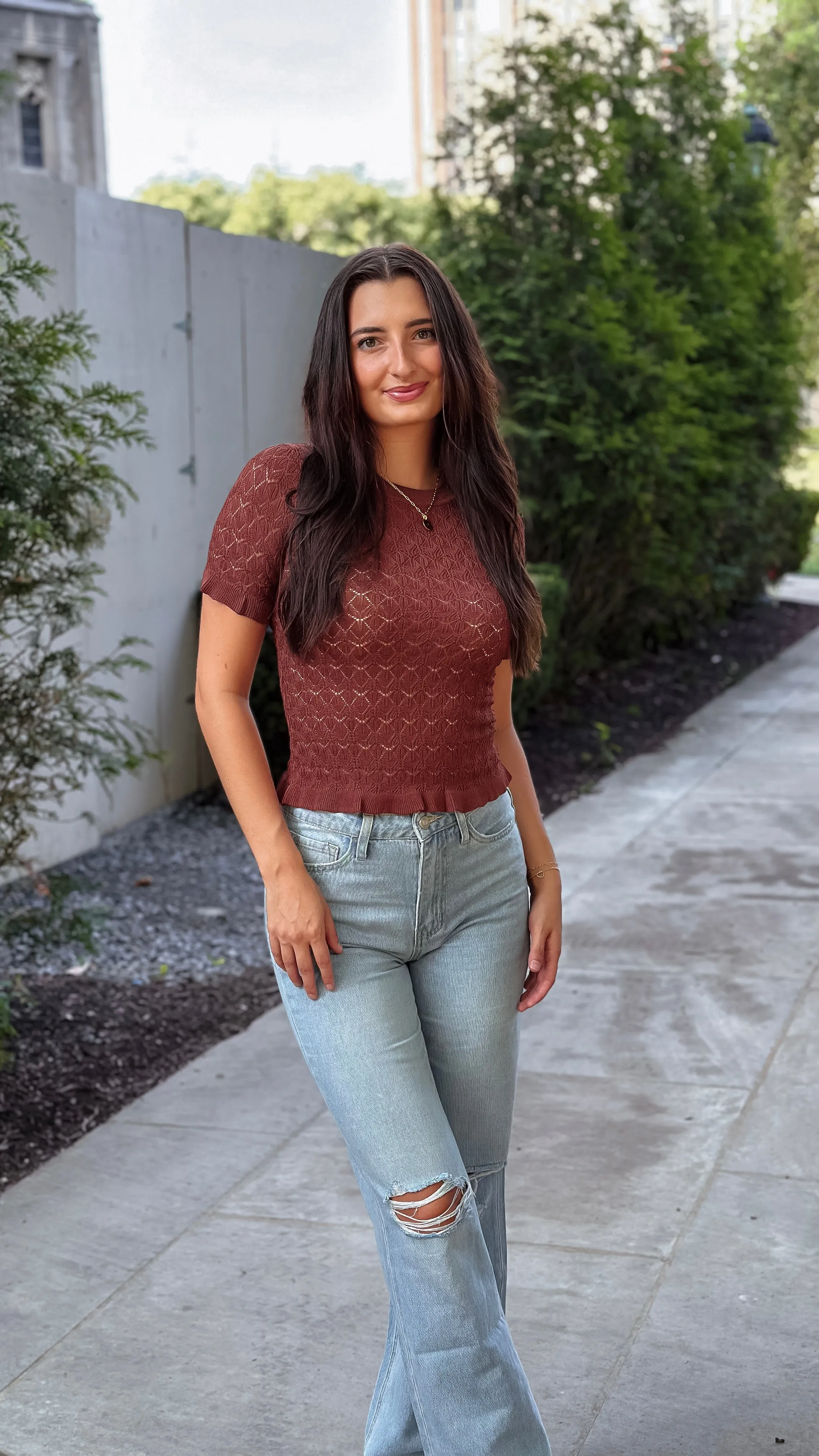Cindy Brown Top