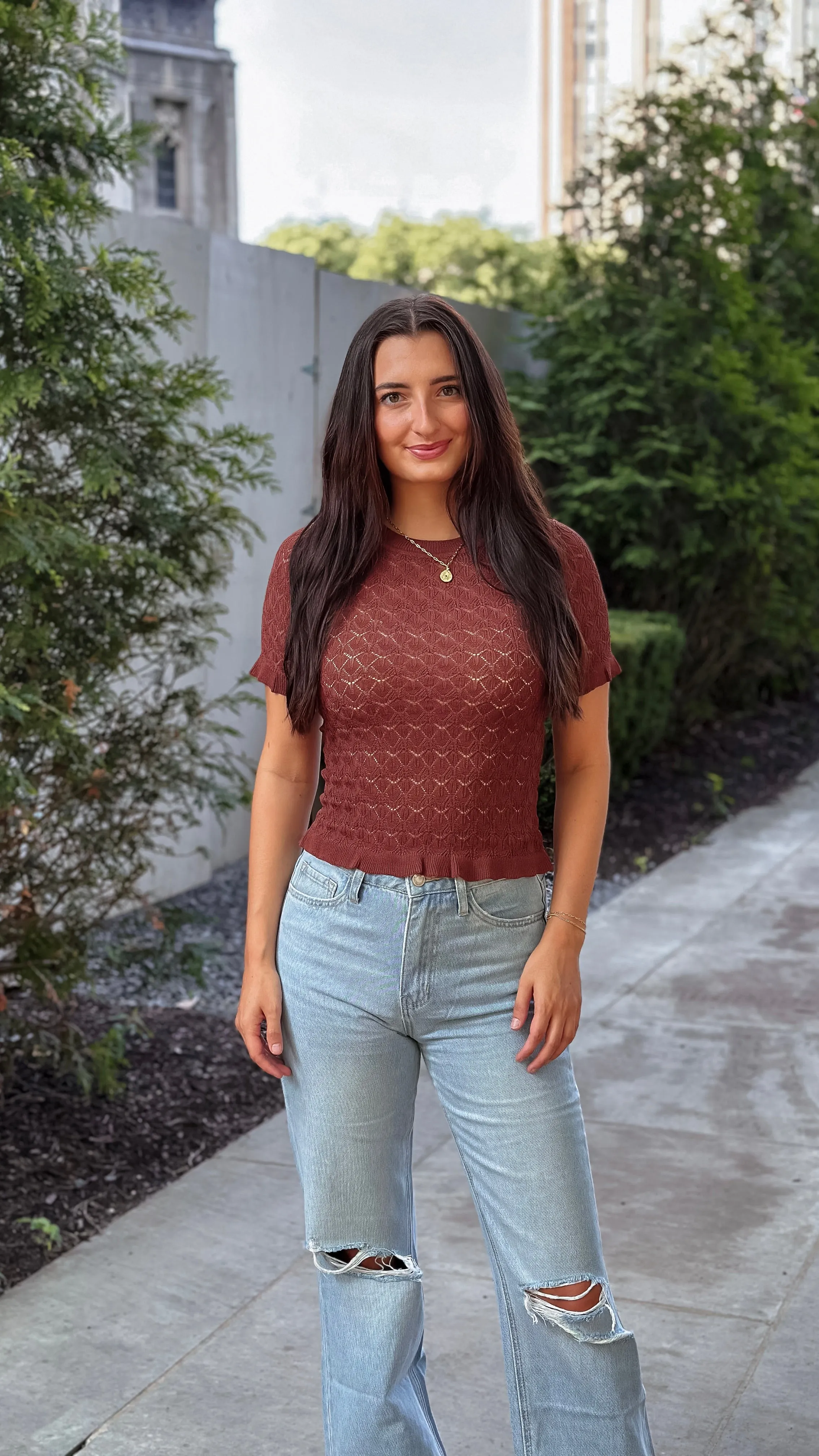 Cindy Brown Top