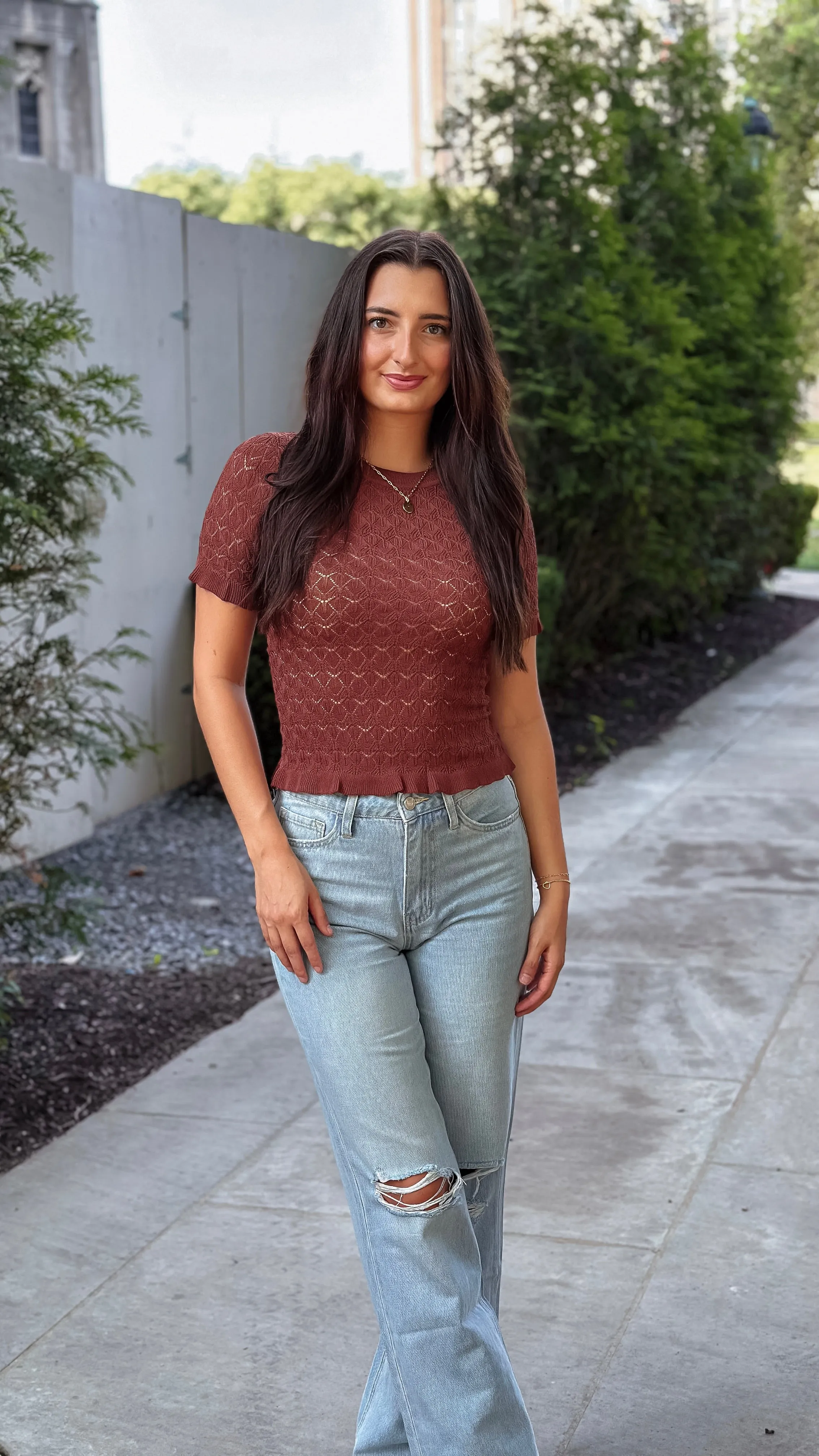 Cindy Brown Top