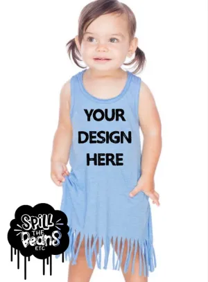 Custom Infant Fringe Dress