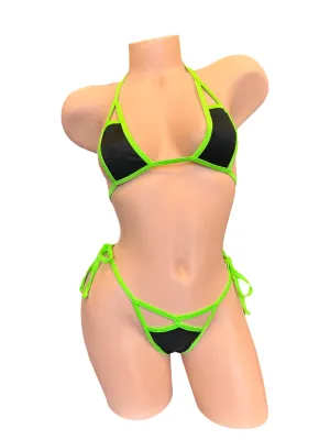 CUT OUT MICRO 2PC G STRING SET