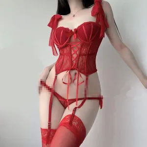 Cute Lace Uniform Suit  KF83920