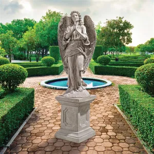 Design Toscano- Grand Basilica Praying Angel Garden Statue