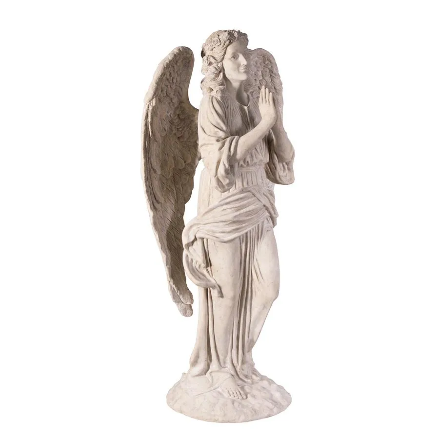 Design Toscano- Grand Basilica Praying Angel Garden Statue
