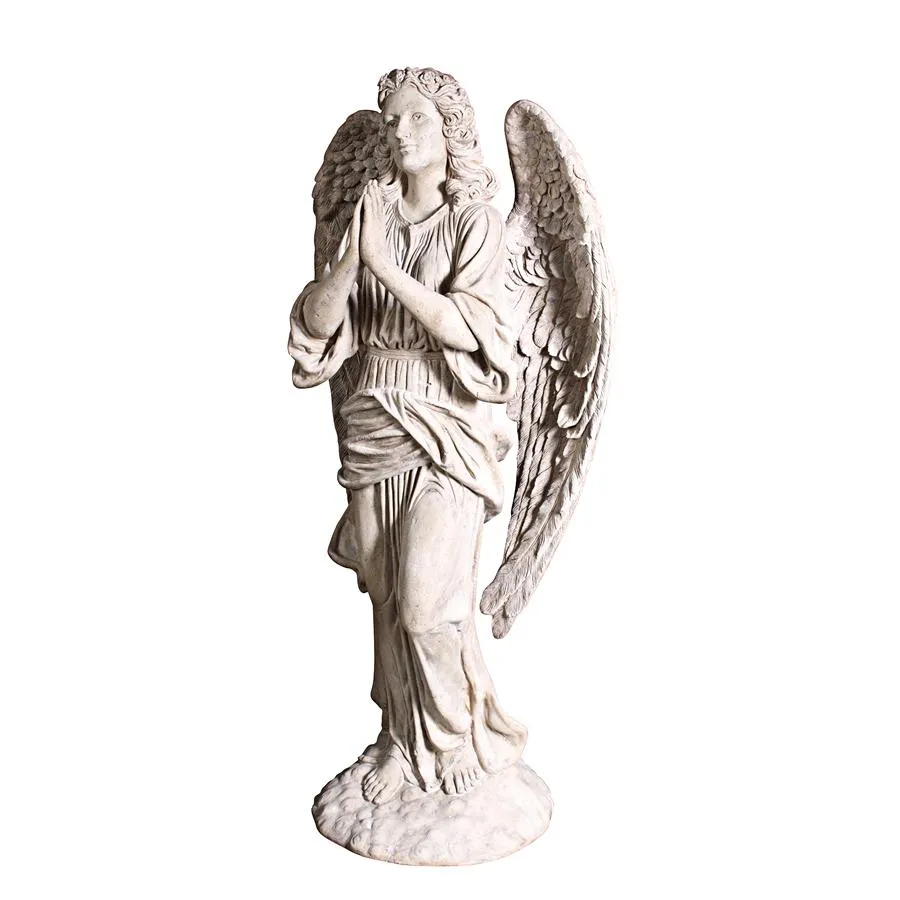 Design Toscano- Grand Basilica Praying Angel Garden Statue