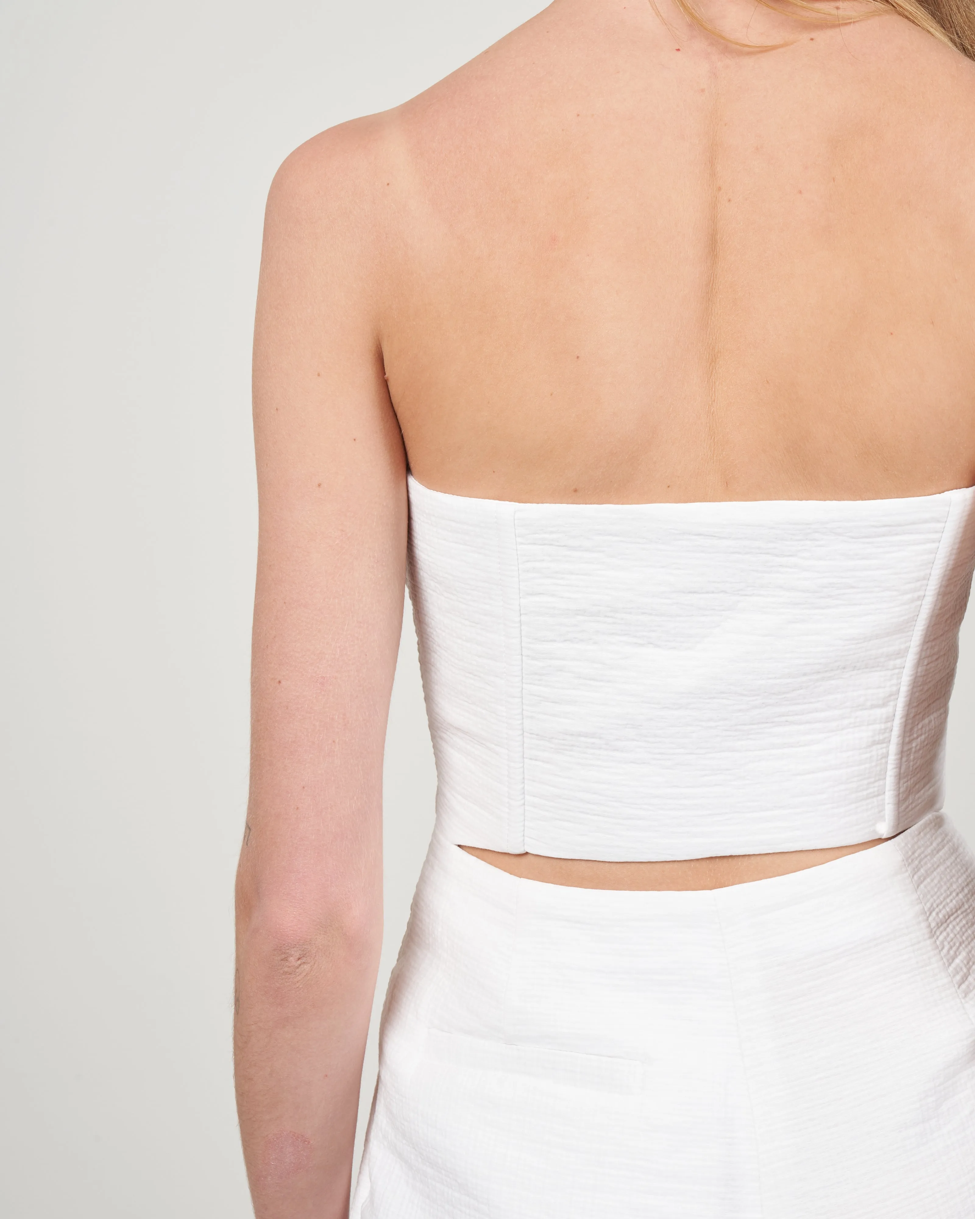 deter jumpsuit - white