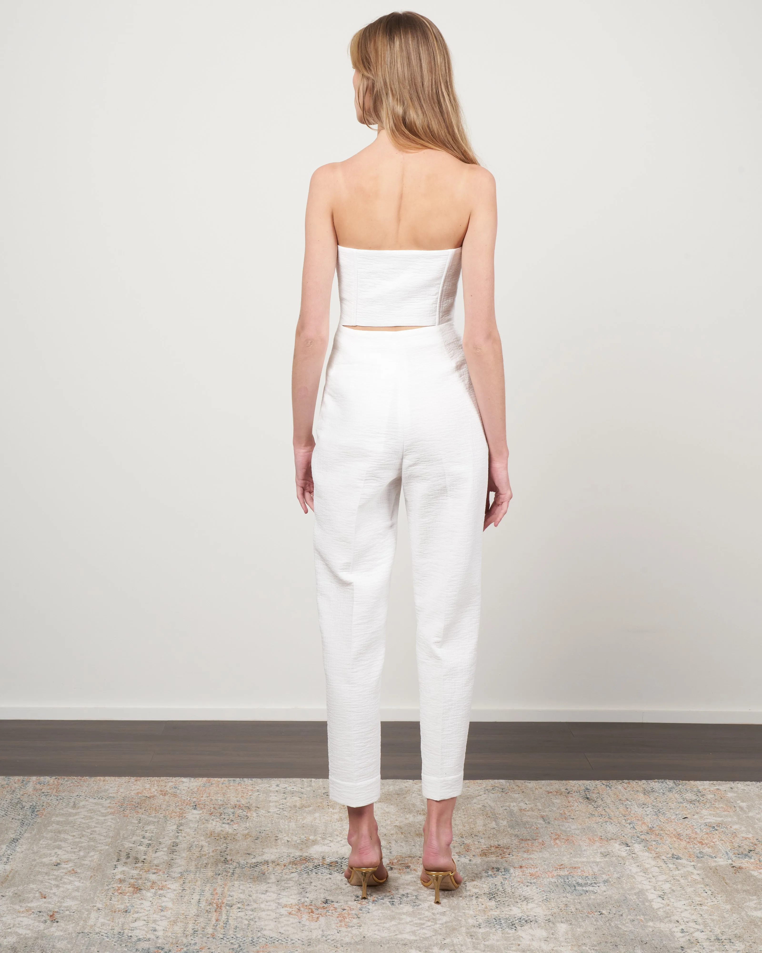 deter jumpsuit - white