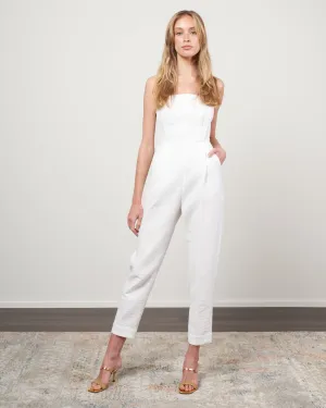 deter jumpsuit - white
