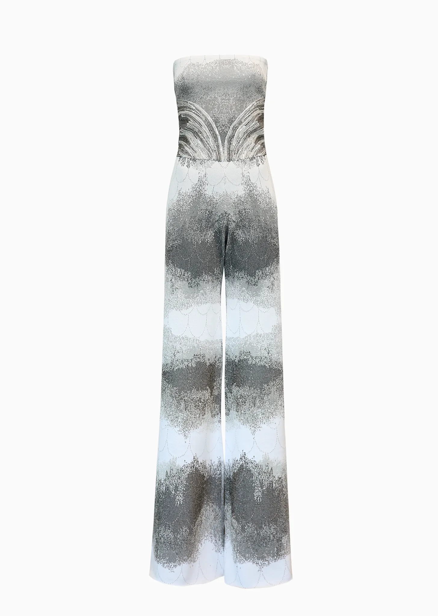 Devona – Strapless Jumpsuit with Waist Embellishments
