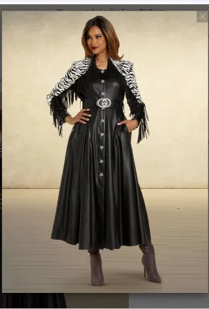 Donna Vinci Couture Style 5859 1PC Black/White Dress