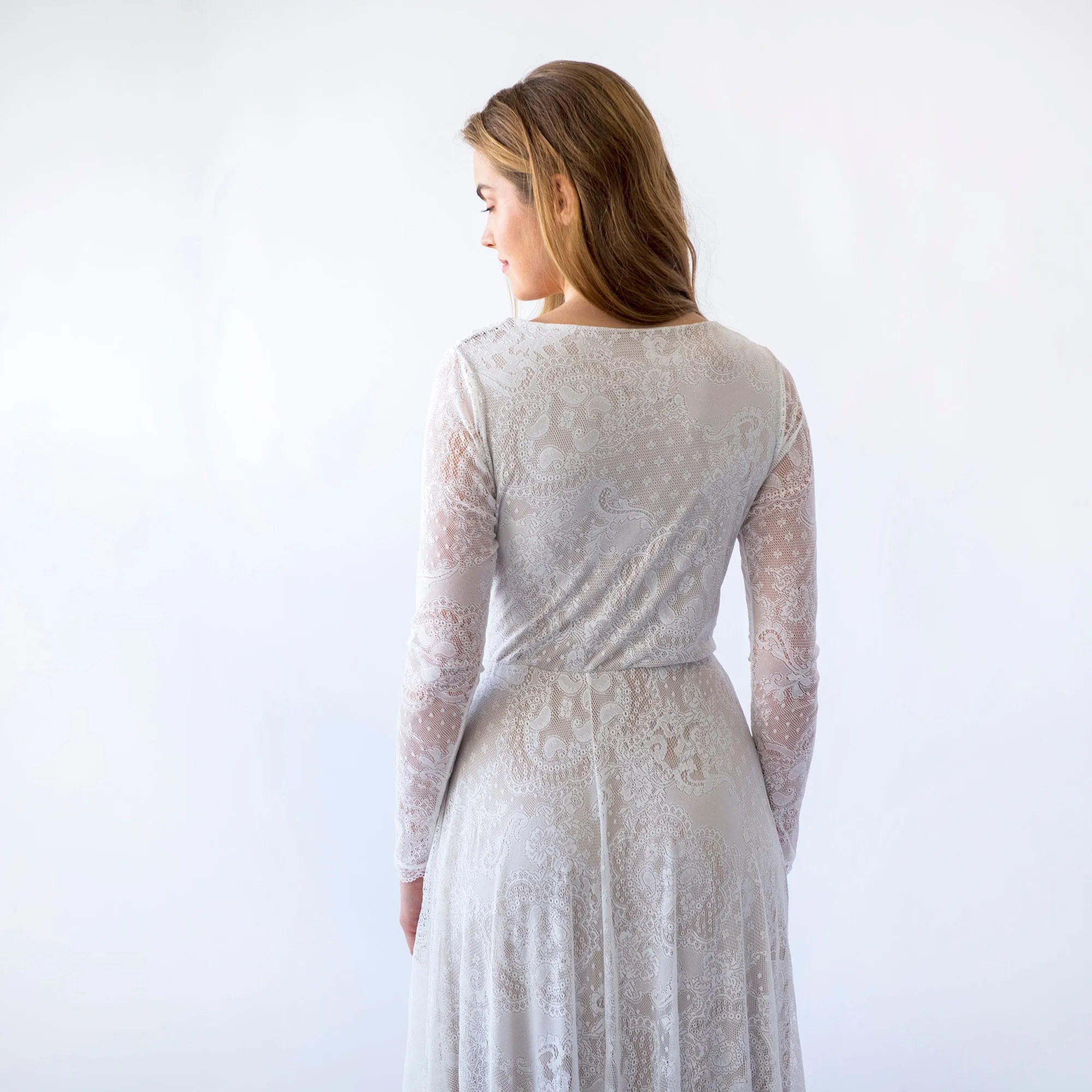 Draped Neckline Dress #1459