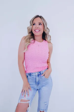 Ellie Embellished Tank Top - 4 Colors