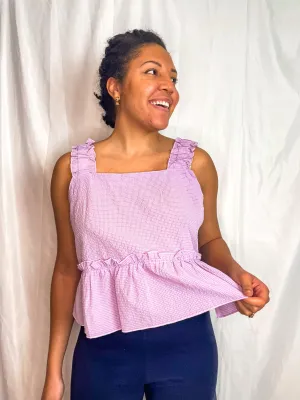 Eloise Ruffle Crop Top