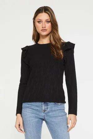 Elvina Ruffle Top