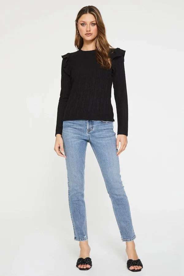 Elvina Ruffle Top