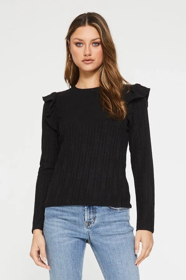 Elvina Ruffle Top