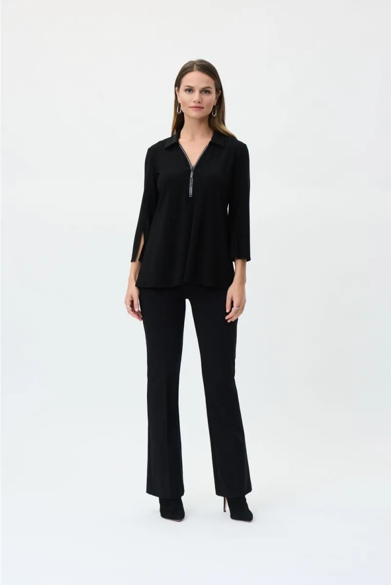 Embellished Yolk Top Style 223120
