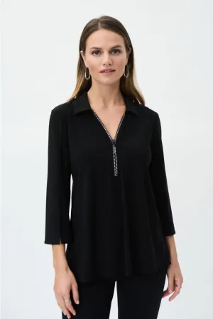 Embellished Yolk Top Style 223120