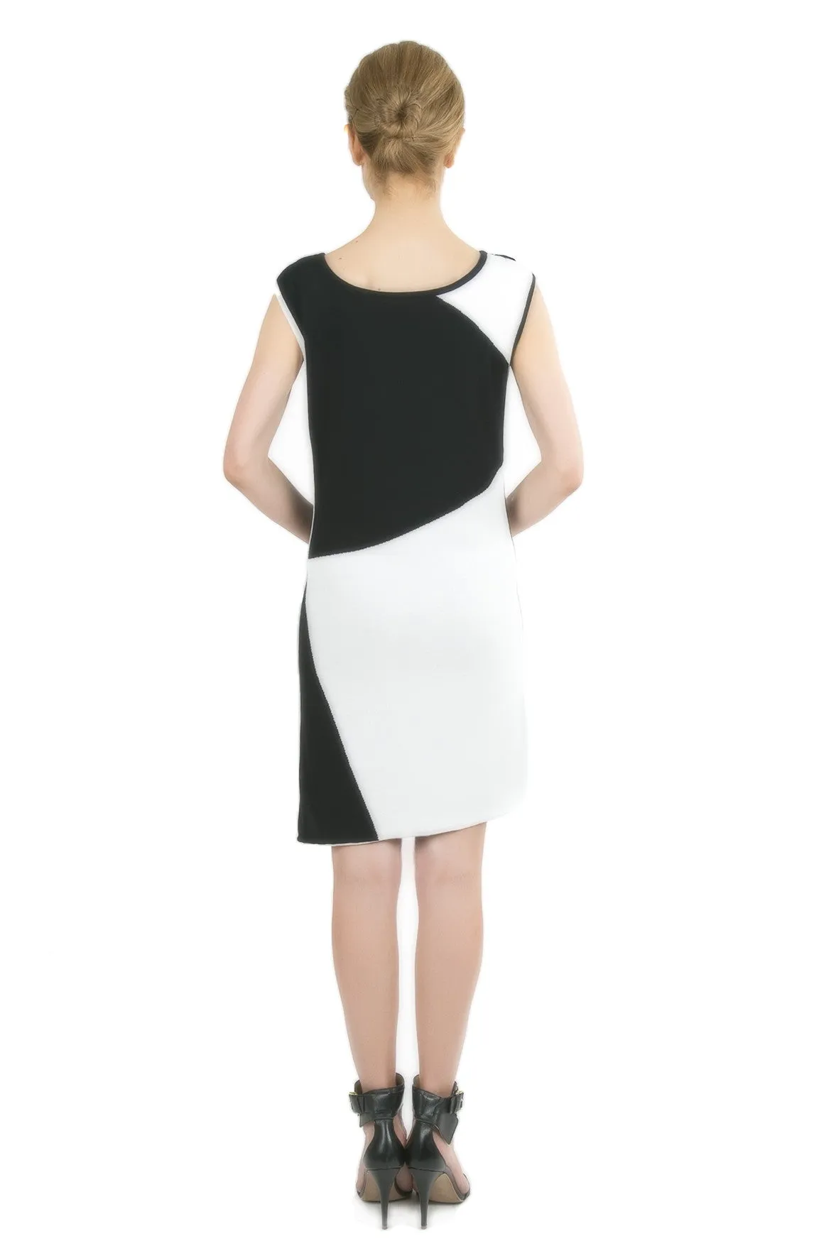 Erika Reversible Cocktail Dress with Lace/Fringe Details