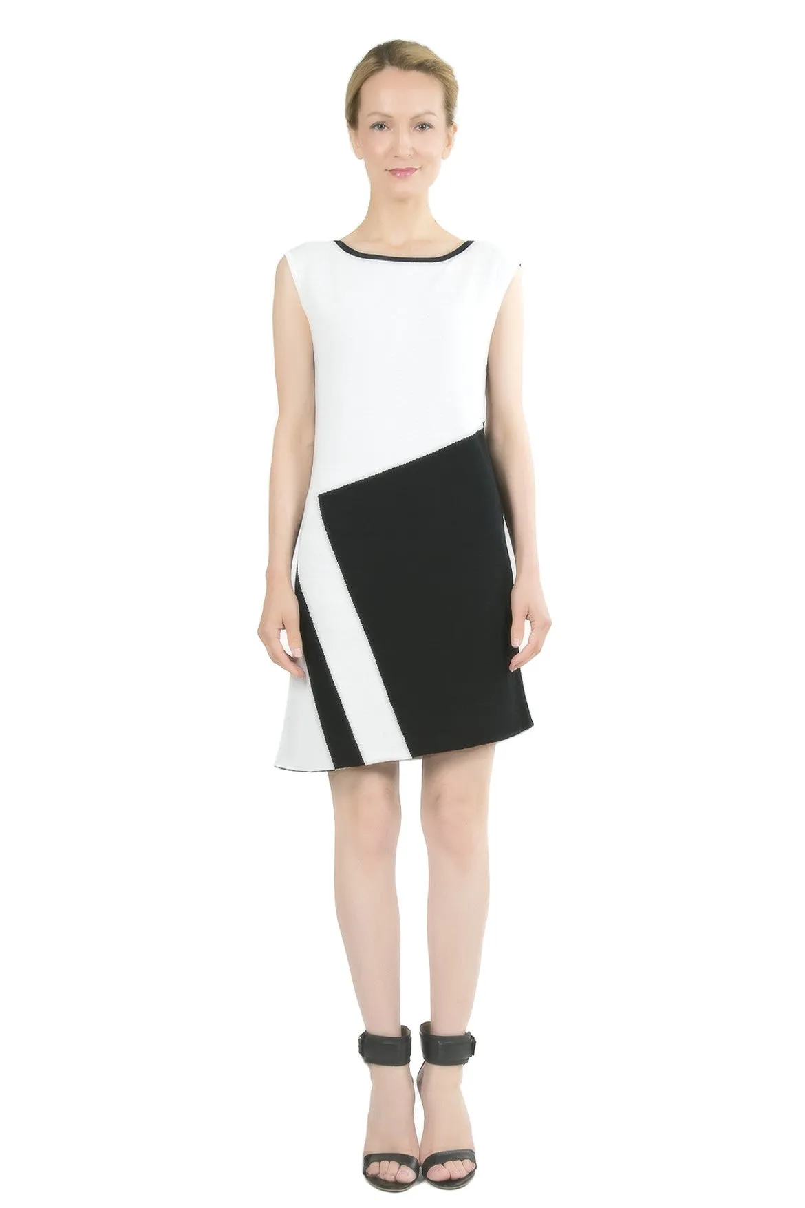 Erika Reversible Cocktail Dress with Lace/Fringe Details