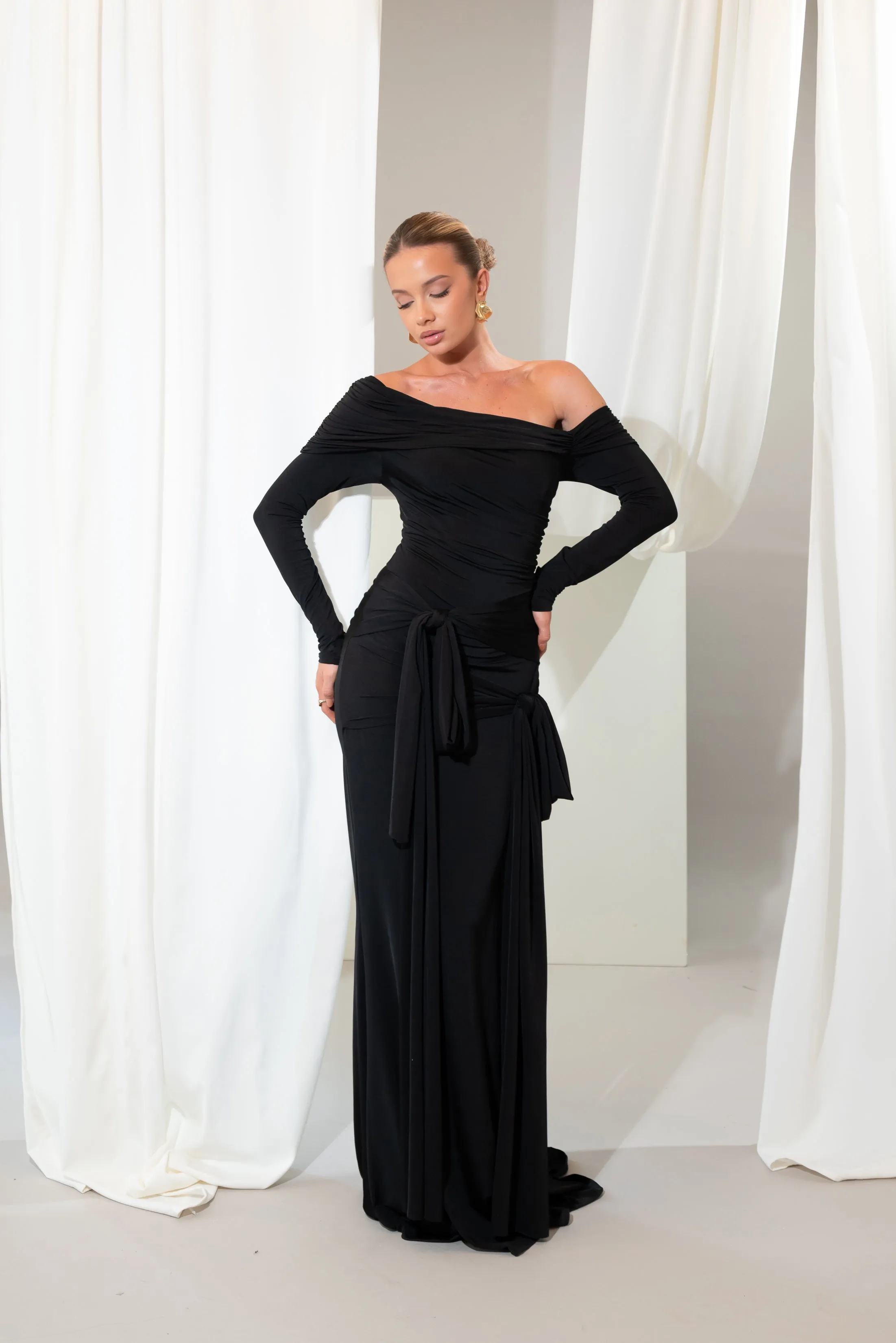 Ersana Black Dress
