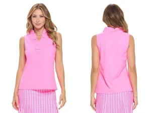 Evelyn Ruffle Sleeveless Top