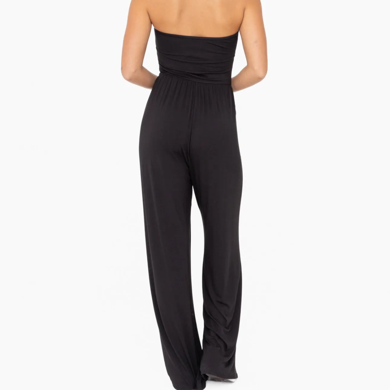 Extra Credit Strapless Jumpsuit