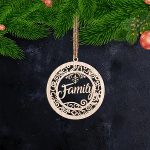 Family - Ornament Cut out 53 - PT97