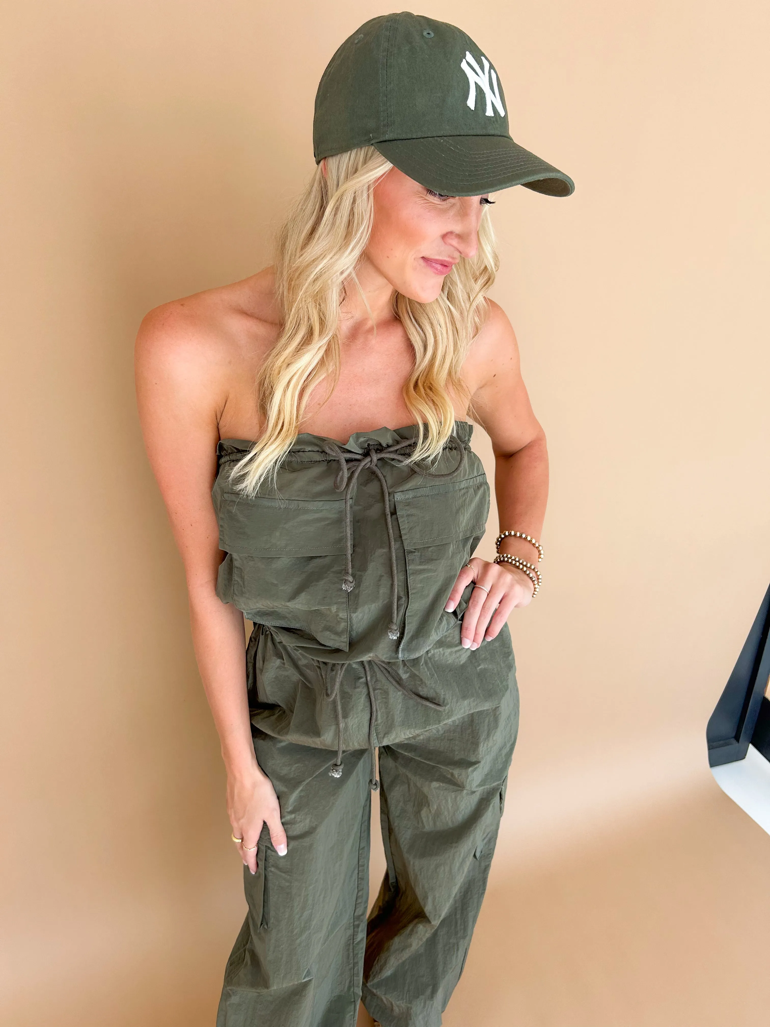 Faye Strapless Jumpsuit