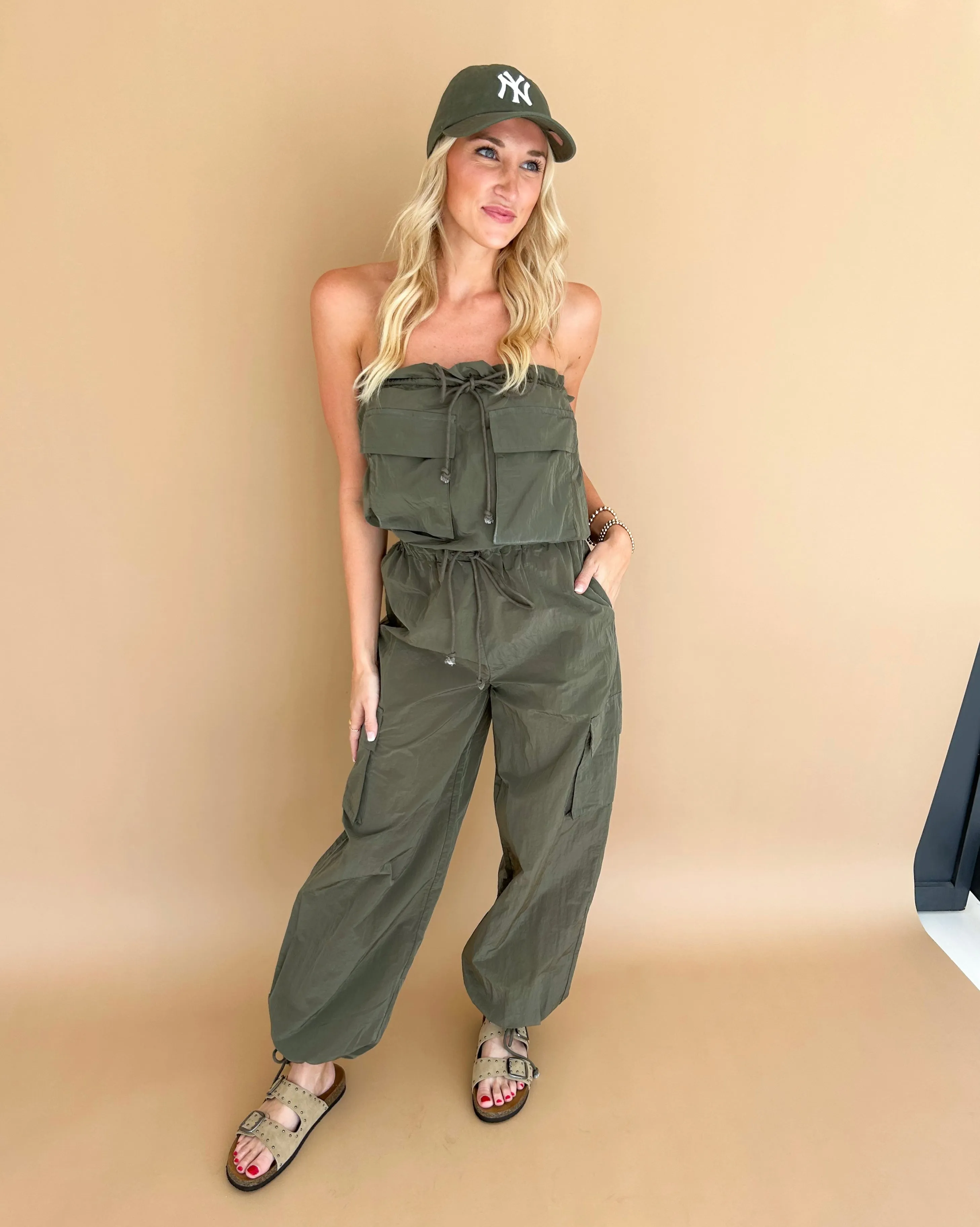 Faye Strapless Jumpsuit