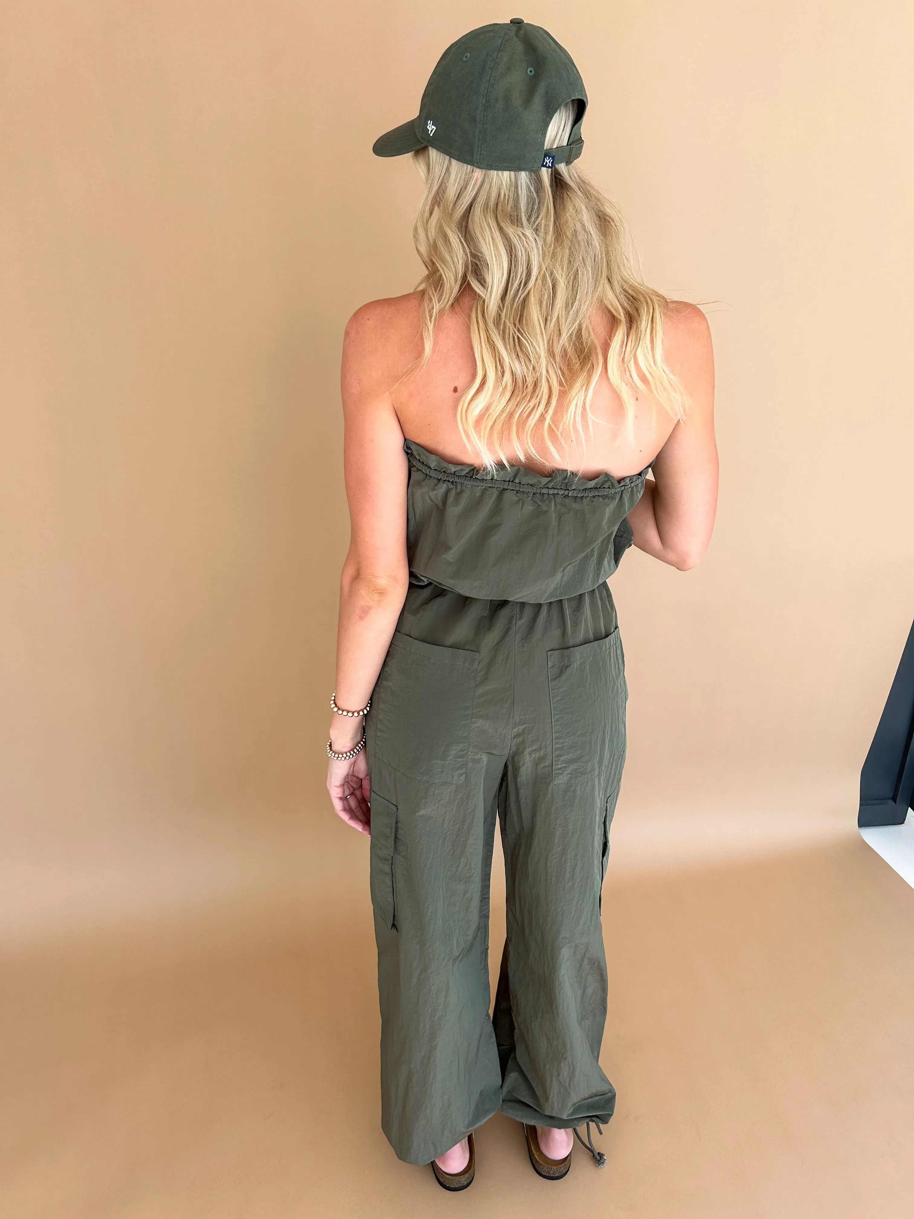 Faye Strapless Jumpsuit