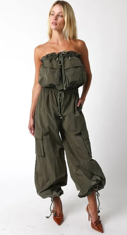 Faye Strapless Jumpsuit