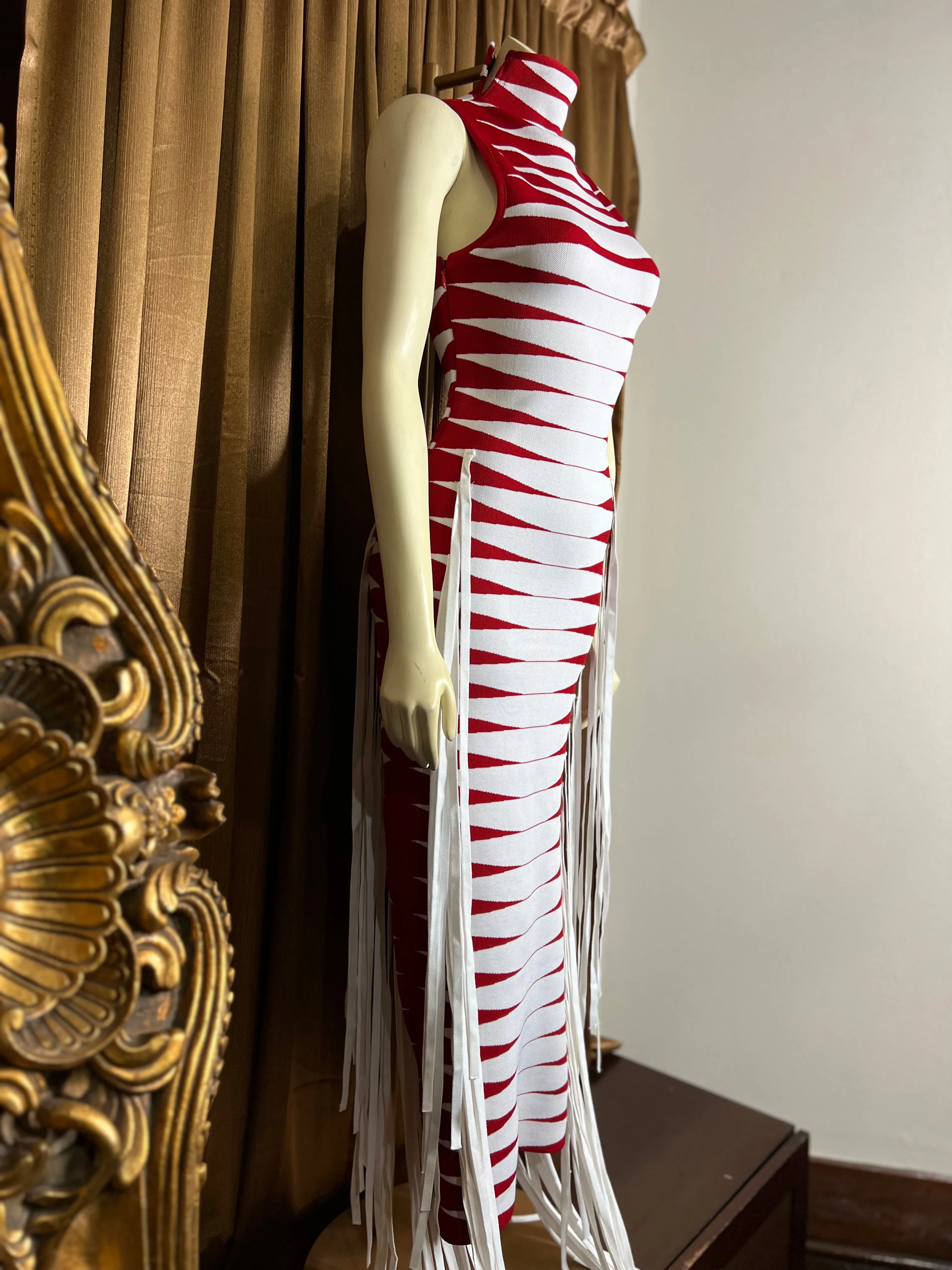 “FERN” Red and White