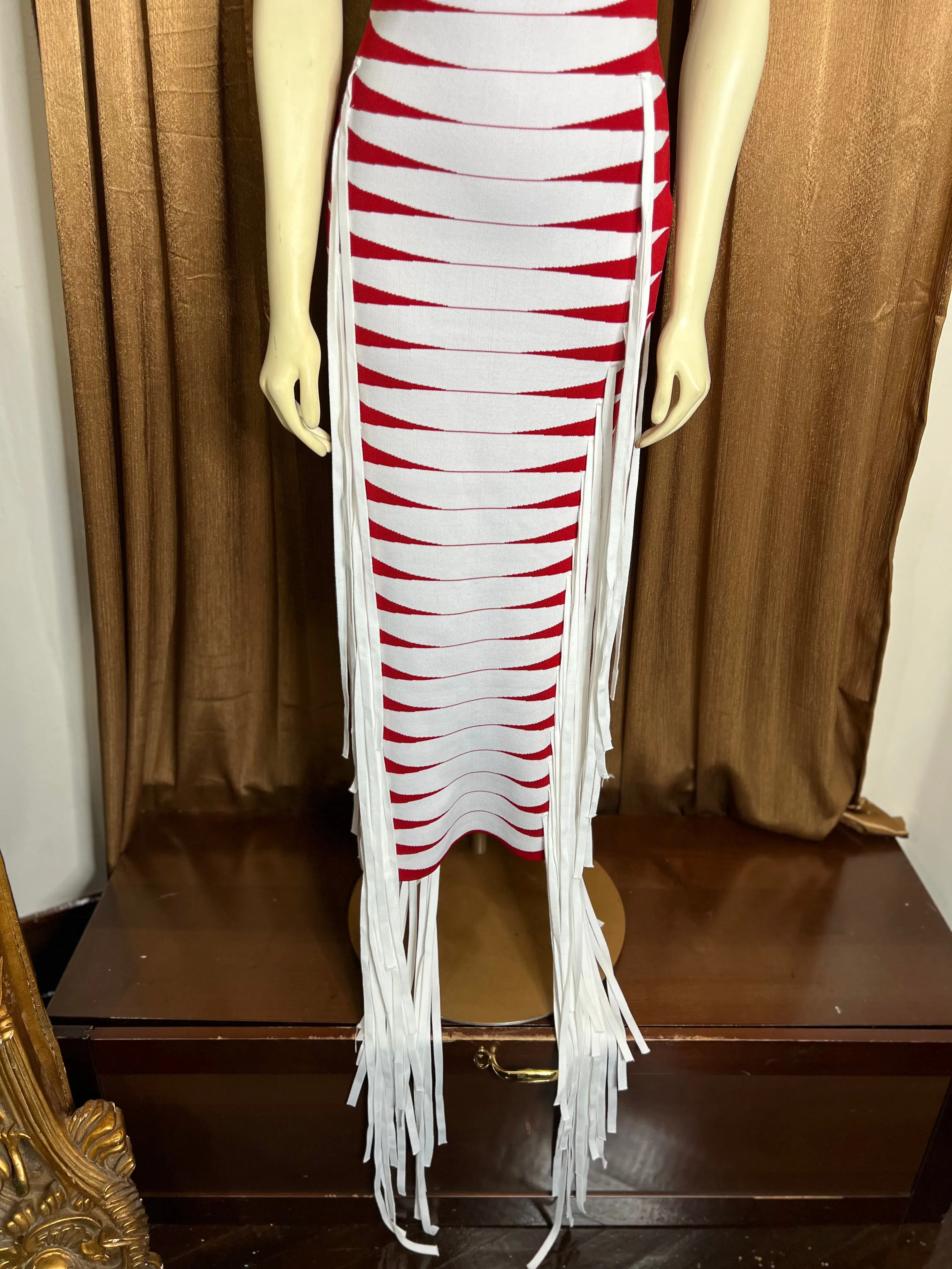 “FERN” Red and White