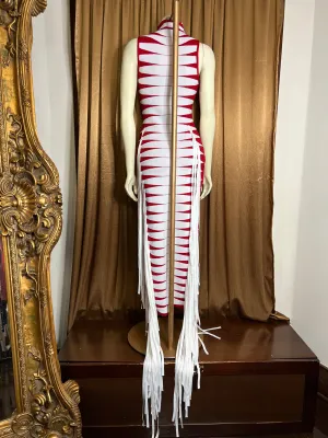 “FERN” Red and White