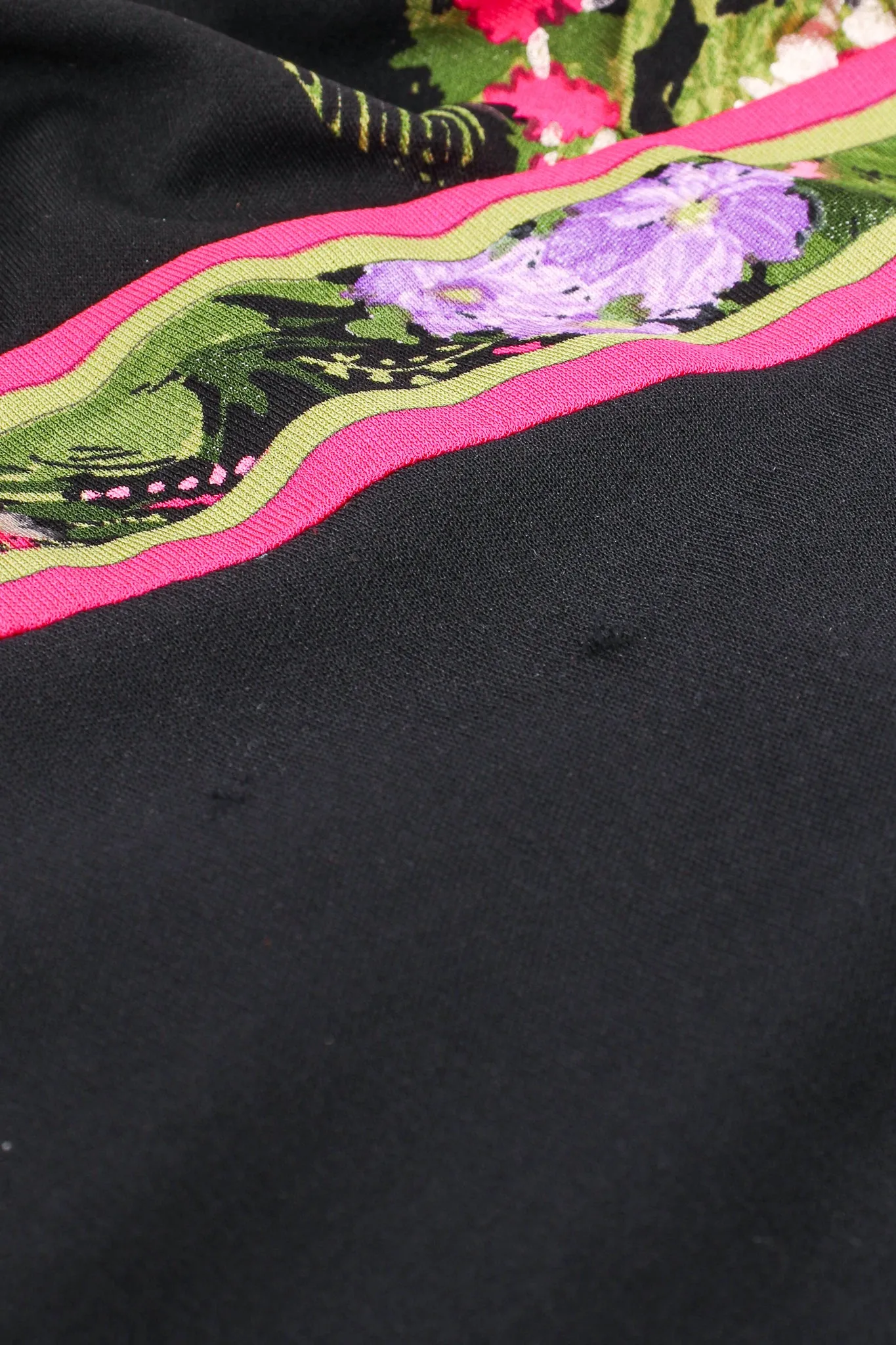 Floral Batwing Cape Gown