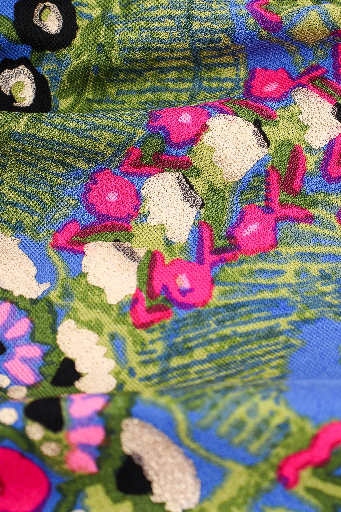 Floral Batwing Cape Gown