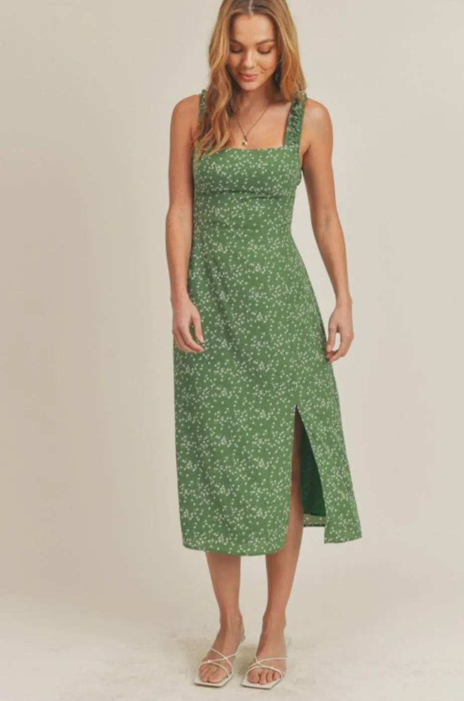 FLORAL FLORENCE MIDI DRESS