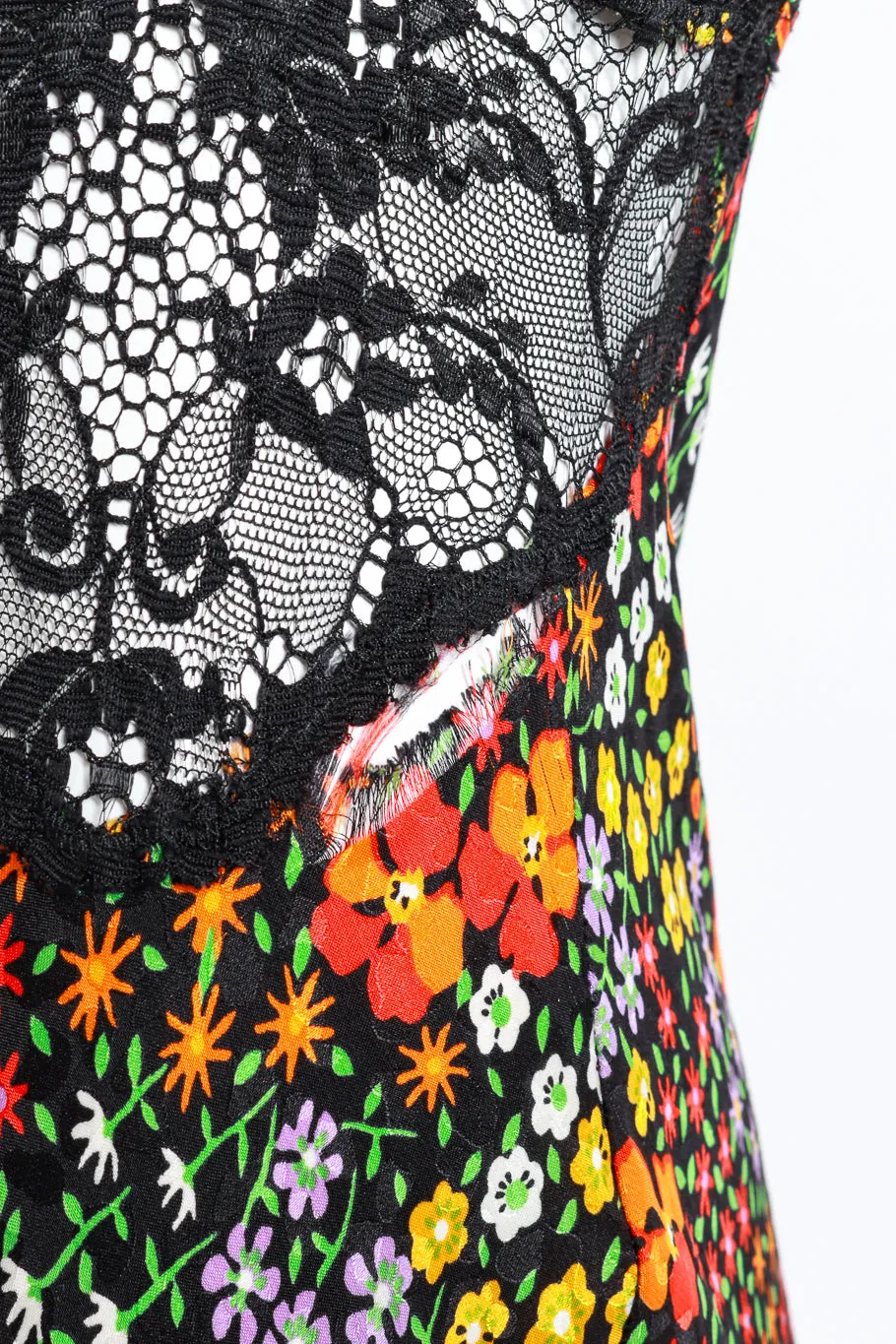 Floral Tiered Lace Dress