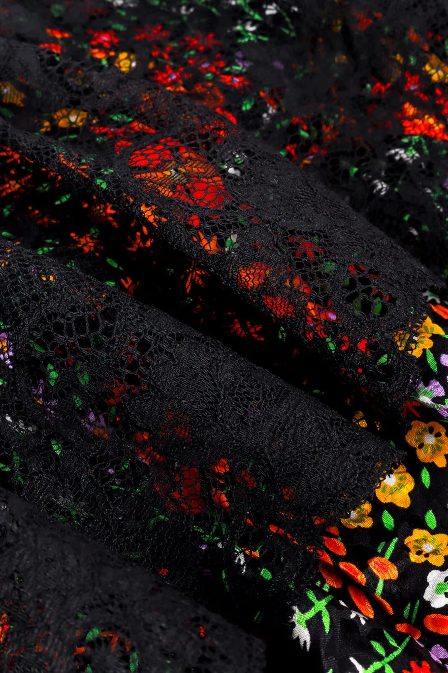 Floral Tiered Lace Dress