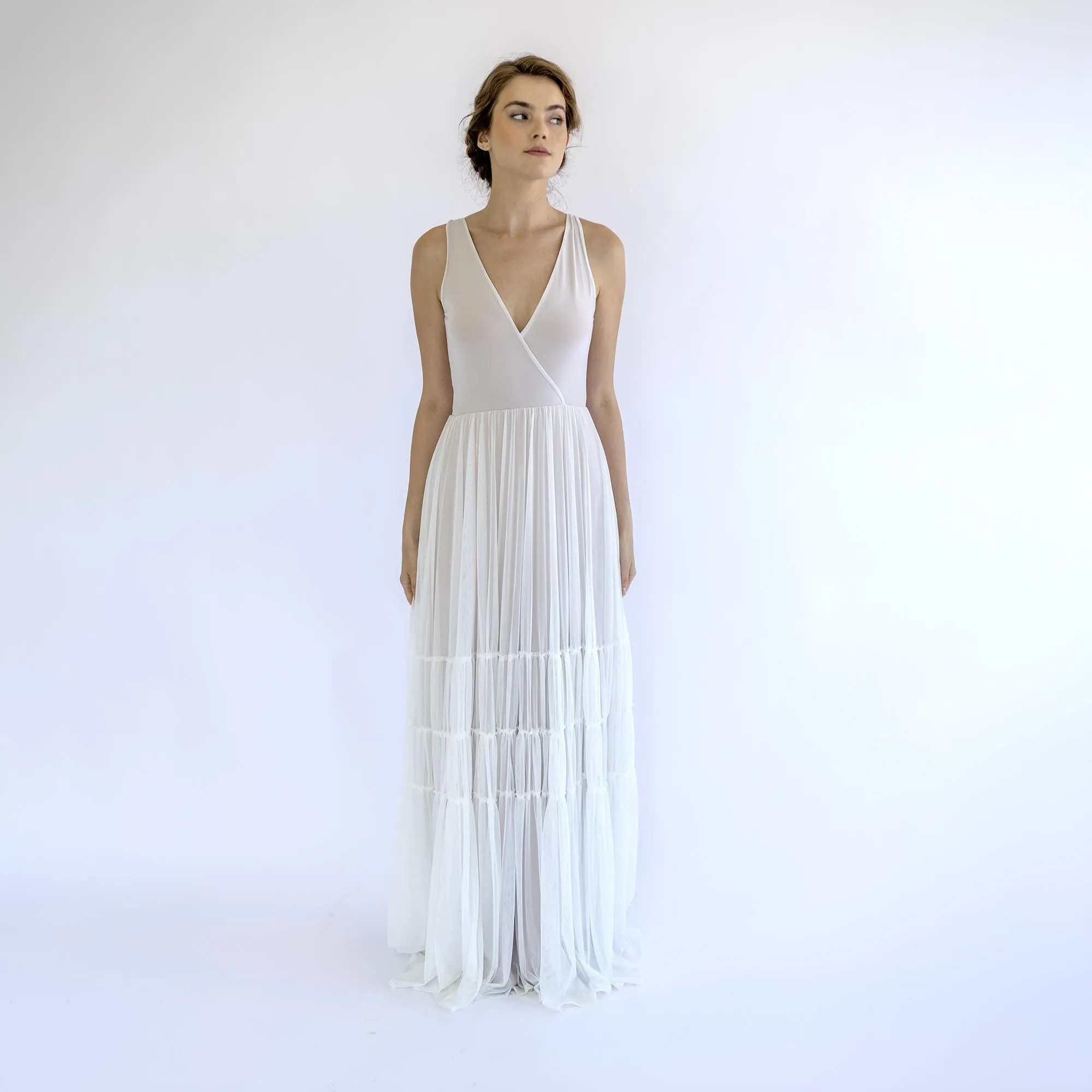 Flowing Chiffon Mesh Skirt  #1509