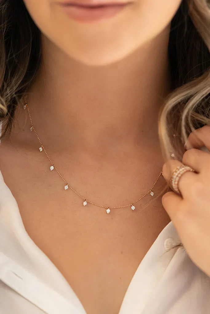 Fringe Diamond Necklace