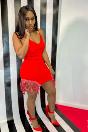 FRINGE FANCY CAMI DRESS
